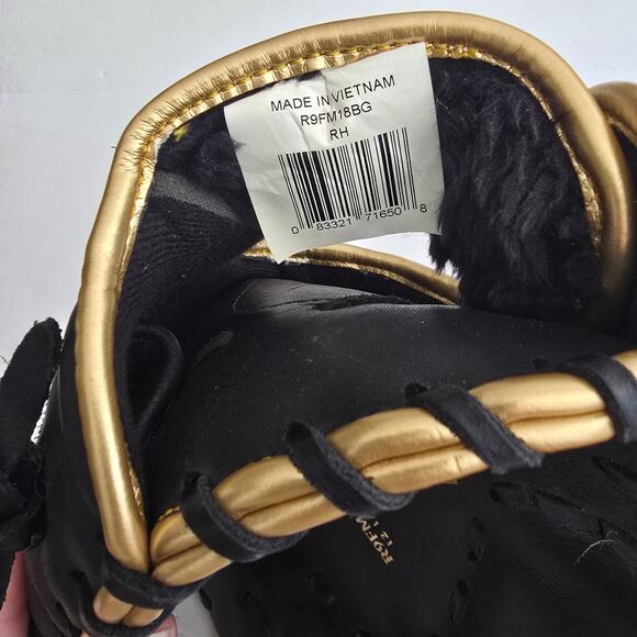 Rawlings R9 Series R9FM18BG 12.5" First Base Mitt 2021 Model LH Throw Baseball - Picture 3 of 7